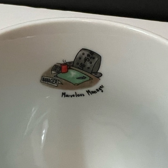 History & Heraldry  - MARVELOUS MANAGER Coffee Tea Cup Mug - Picture 4 of 8